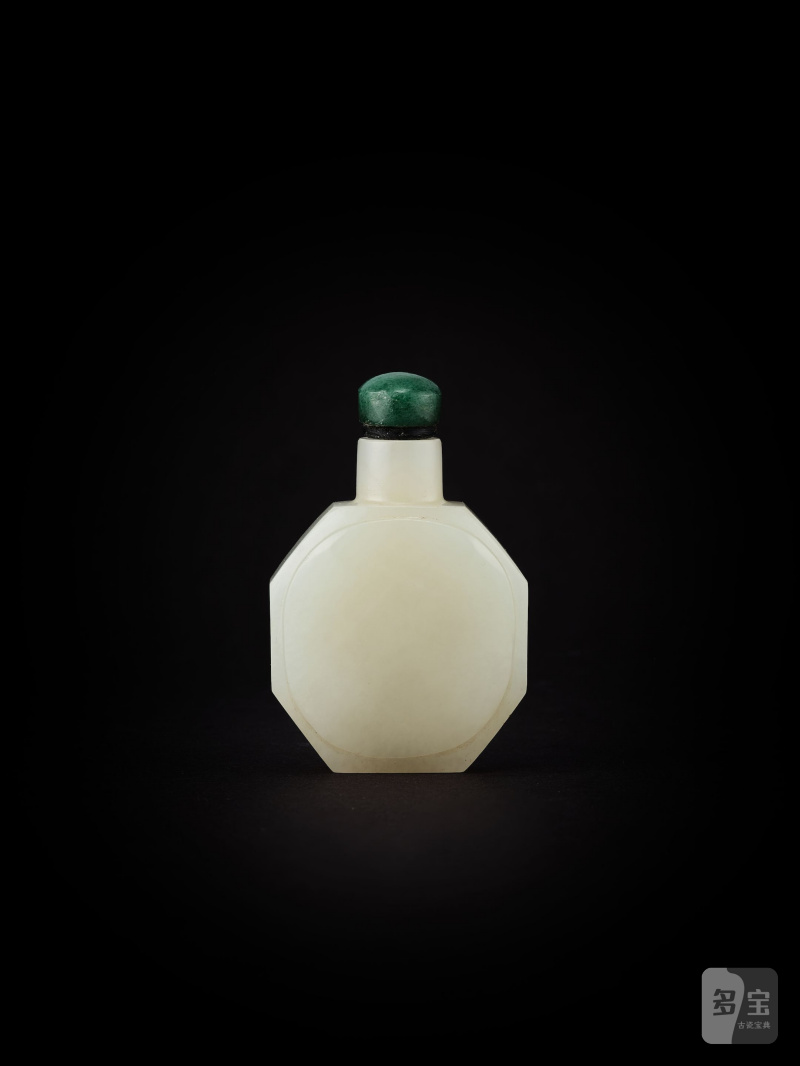 白玉鼻煙壺　一組四件 | FOUR WHITE JADE SNUFF BOTTLES - 图2
